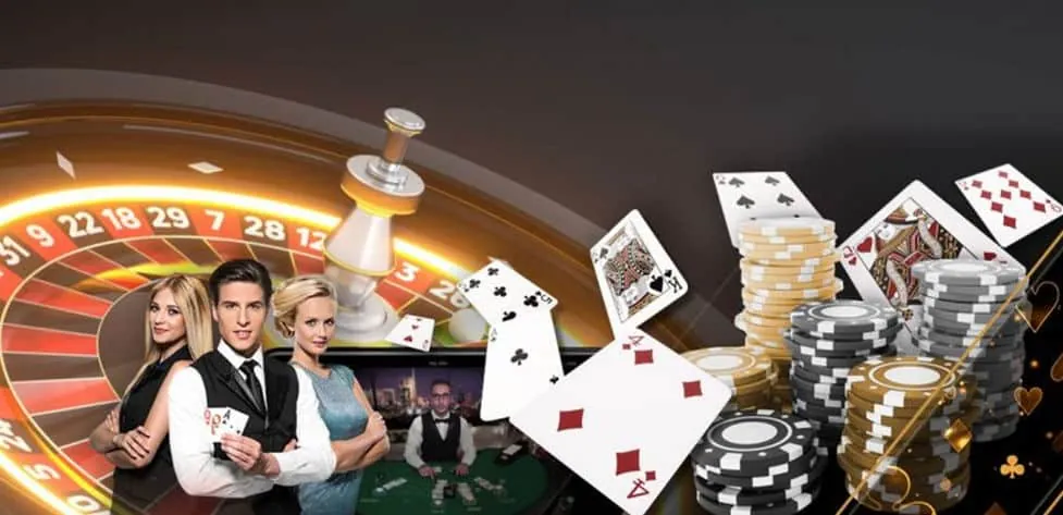 A vibrant bingoplus casino game lobby showcasing diverse game categories like slots and live casino, with a golden and black theme.