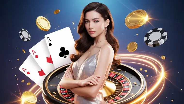 Colorful slot game interface with bonus features