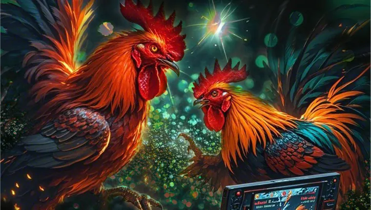 Professional Dota 2 players competing in a tournament